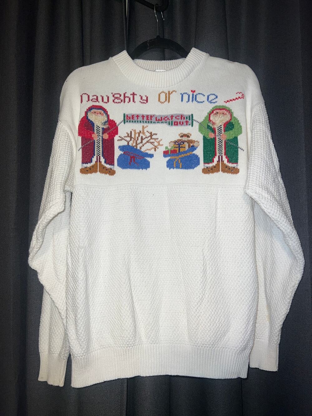 Ugly Christmas Sweater Xmas Size Medium Vintage